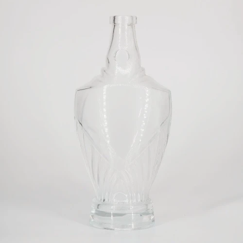 Botella de vidro de aceite de oliva transparente de 1000 ml