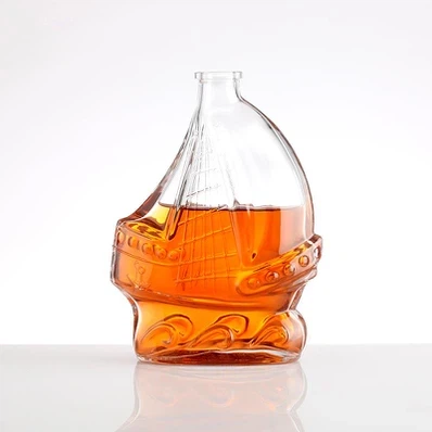Botella de vidro con forma de 750 ml